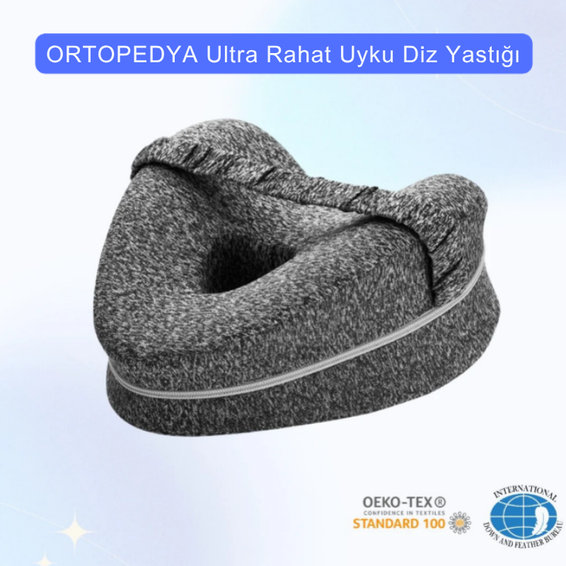 Ortopedya™ Ultra Rahat Uyku Diz Yastığı (Siyatik & Hamile & Bel Ağrıları)