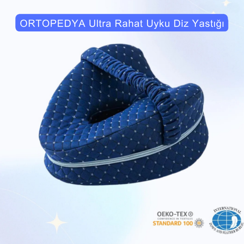 Ortopedya™ Ultra Rahat Uyku Diz Yastığı (Siyatik & Hamile & Bel Ağrıları)