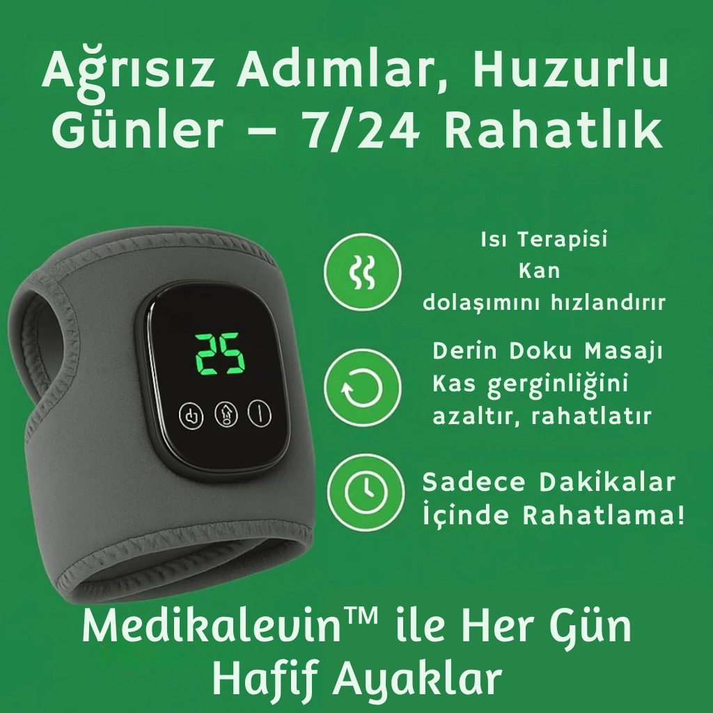 Ortopedya™ Ayak Ağrısı Giderici 3’ü 1 Arada Terapi Cihazı  ( 3 Etkili Derin Dönüşüm Mekanizması )