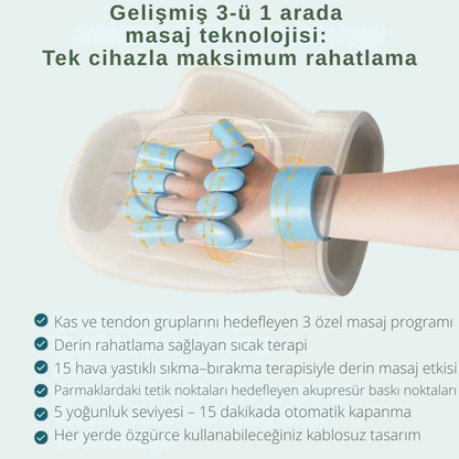 Ortopedya NeuroFlex 3'ü 1 Arada El Masaj Aleti