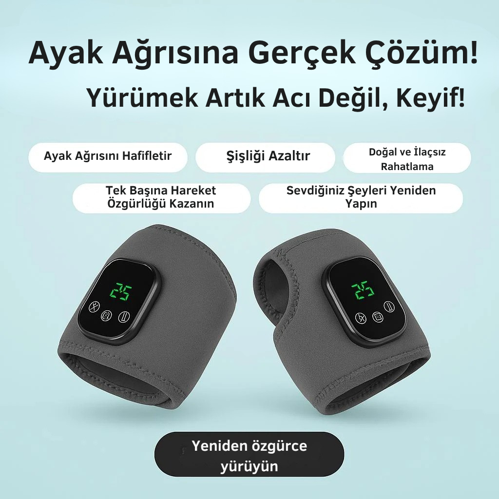 Ortopedya™ Ayak Ağrısı Giderici 3’ü 1 Arada Terapi Cihazı  ( 3 Etkili Derin Dönüşüm Mekanizması )