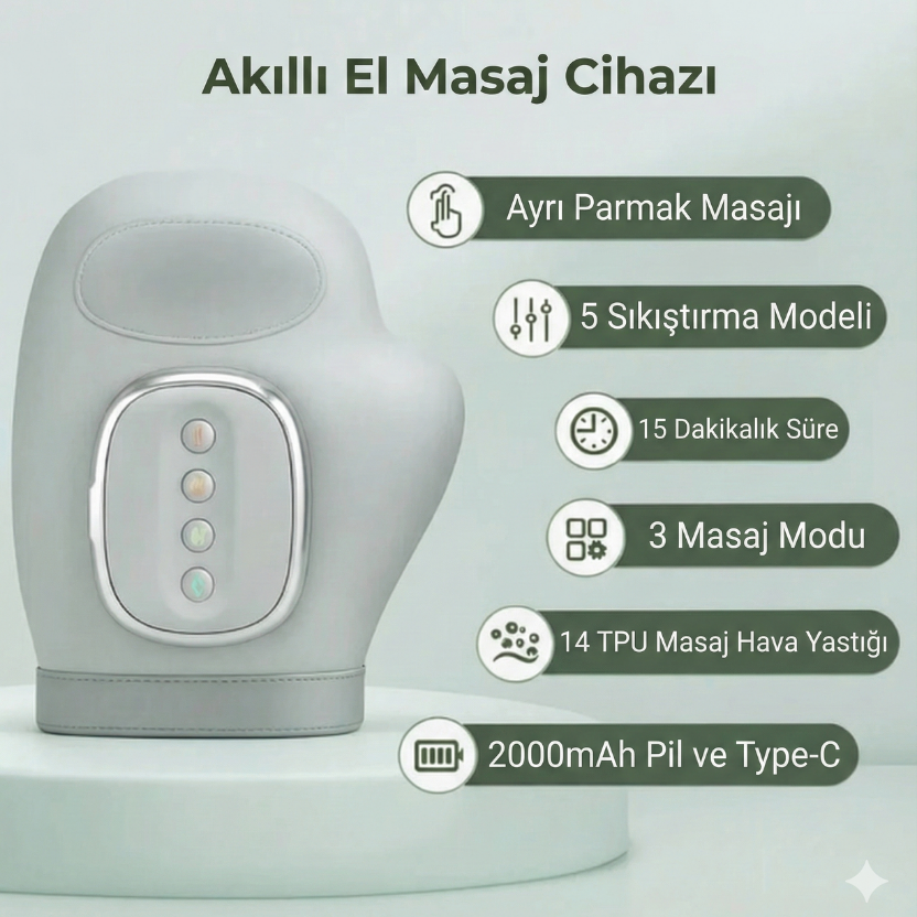 Ortopedya NeuroFlex 3'ü 1 Arada El Masaj Aleti