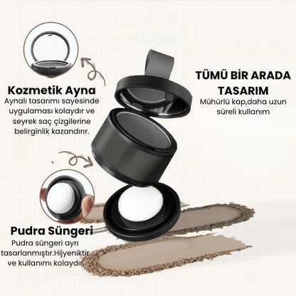 Ortopedya™ Root'd™ Saç Kök Güçlendirici Kapatıcı Pudra (48 Saat Kalıcı Etki)