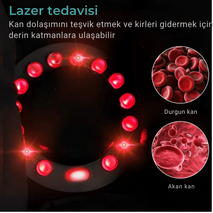 Ortopedya™ 3'ü 1 arada diz terapi cihazı - kablosuz kızılötesi, lazer ve titreşim terapisi