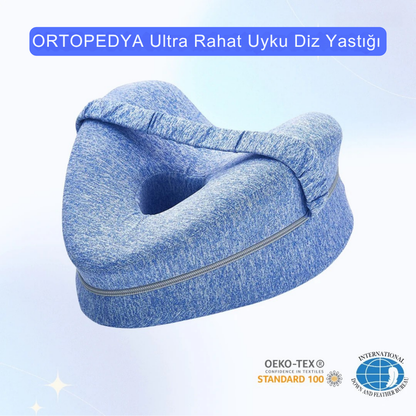 Ortopedya™ Ultra Rahat Uyku Diz Yastığı (Siyatik & Hamile & Bel Ağrıları)