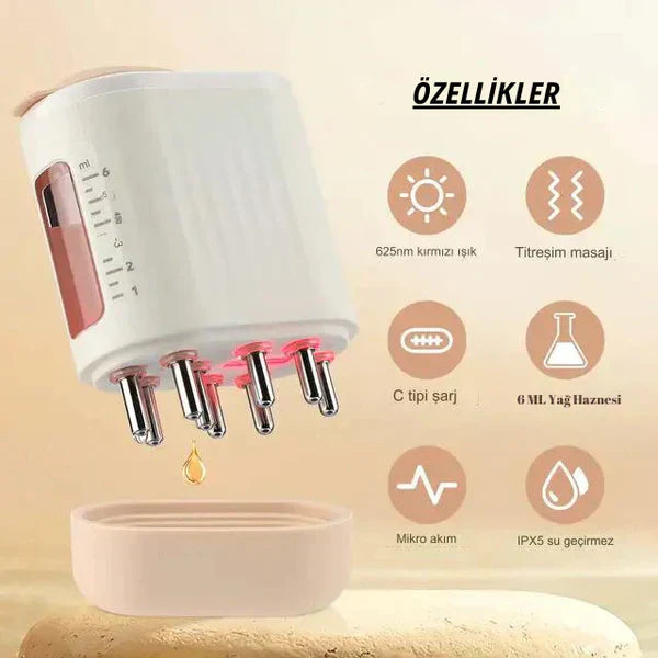 Ortopedya™ Kırmızı Işık Terapili Saç Bakım Cihazı