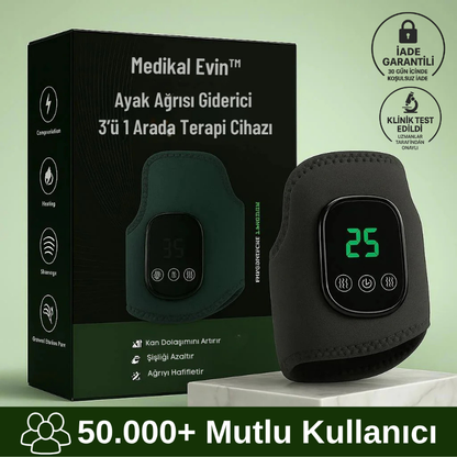 Ortopedya™ Ayak Ağrısı Giderici 3’ü 1 Arada Terapi Cihazı  ( 3 Etkili Derin Dönüşüm Mekanizması )