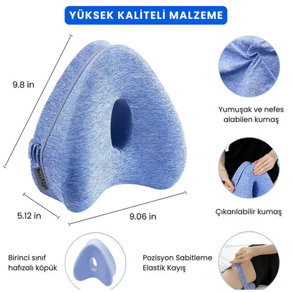 Ortopedya™ Ultra Rahat Uyku Diz Yastığı (Siyatik & Hamile & Bel Ağrıları)